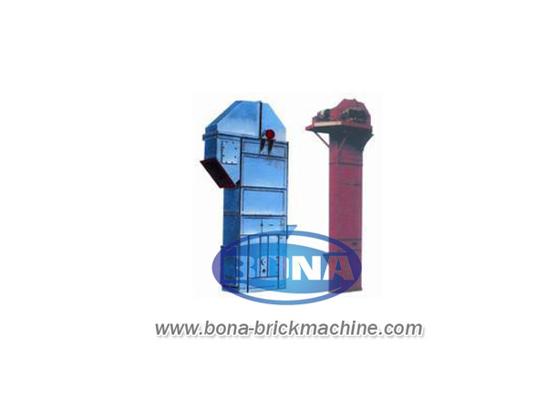 Bucket type hoisting machine