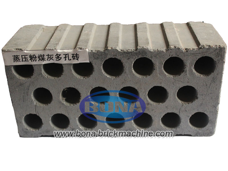 Autoclaved fly ash perforated brick